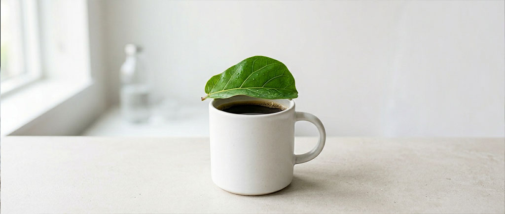 Taza de café negro representando los efectos hepatoprotectores del café sobre el hígado — NutriPsicoGen