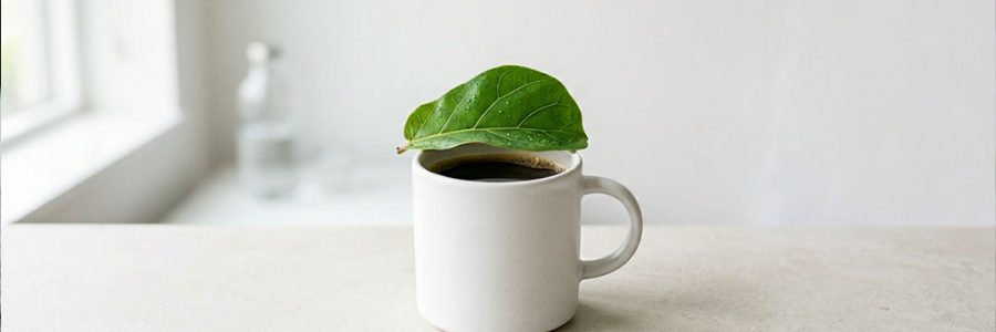 Taza de café negro representando los efectos hepatoprotectores del café sobre el hígado — NutriPsicoGen